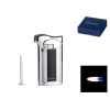 CASETI PIPE LIGHTER - BLACK CHROME caseti_pijpaansteker_chroom_black