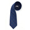 HAJENIUS STROPDAS - MARINE BLAUW PIJP PRINT hajenius_stropdas_200_jaar_blauw_pijp_2