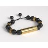 LES FINES LAMES PUNCH BRACELET - OSCURO GOLD PLATED lfl_punch_bracelet_onyx_gold_plated