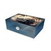MORICI HUMIDOR ROMA SPECIAL CLUB EDITION PETROL VOOR 80 SIGAREN morici_humidor_auto
