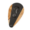 XIKAR KNIPPER XI3 BLACK BLADE PHANTOM - SPALTED TAMARIND xikar_tamarind