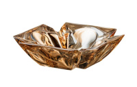 ASBAK GLAS 4 LEGGERS - AMBER asbak_amber