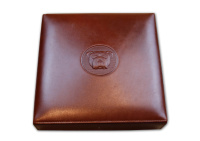 DUNHILL TRAVEL HUMIDOR BULLDOG BRUIN - LEDER 10 SIGAREN dunhill-travel-brown1