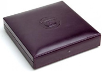 DUNHILL TRAVEL HUMIDOR BULLDOG PAARS - LEDER 10 SIGAREN dunhill-travel-purple1