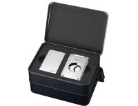 SIGLO SET AANSTEKER + KNIPPER - CHROOM siglo_set_chroom