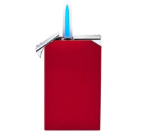 SIGLO LIGHTER TWIN FLAMES - METALLIC RED siglo_aansteker_rood_6