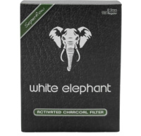 WHITE ELEPHANT ACTIVATED CHARCOAL 9MM - 150 ST w_e_charcoal_150st_9mm