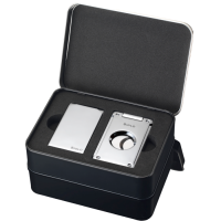 SIGLO SET AANSTEKER + KNIPPER - CHROOM siglo_set_chroom