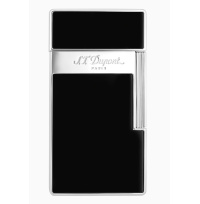 S.T. DUPONT BIGGY - BLACK / CHROME dupont_biggy_zwart_chroom