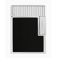 S.T. DUPONT LIGNE 1 - ZWART LAK PALADIUM LIJN C14121 s_t__dupont_l1_black_paladium_1