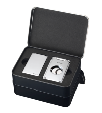 SIGLO SET AANSTEKER + KNIPPER - CHROOM siglo_set_chroom