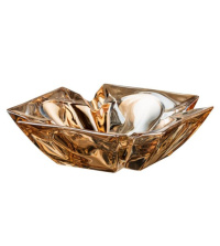 GLASS ASHTRAY AMBER asbak_amber