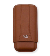 CIGAR CASE VSB 3 GIGANTES - BROWN vsb_3_sigaren_brown_recht