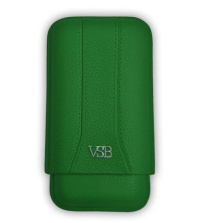 CIGAR CASE VSB 3 GIGANTES - GREEN vsb_3_sigaren_groen_recht