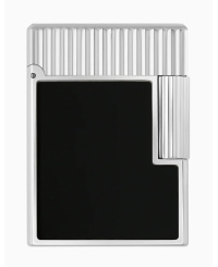 S.T. DUPONT LIGNE 1 - ZWART LAK PALADIUM LIJN C14121 s_t__dupont_l1_black_paladium_1