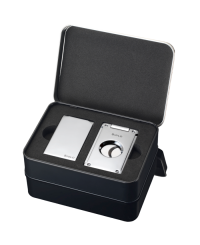 SIGLO SET AANSTEKER + KNIPPER - CHROOM siglo_set_chroom