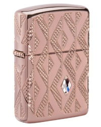 ZIPPO - GEOMETRIC DIAMOND PATTERN DESIGN zippo_geomatric_diamond_design_1468674614