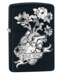 ZIPPO - TATTOO HEART FLORAL DESIGN zippo_tattoo_heart
