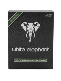 WHITE ELEPHANT ACTIVATED CHARCOAL 9MM - 150 ST w_e_charcoal_150st_9mm
