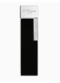 S.T. DUPONT TWIGGY - ZWART LACQUER CHROME JETFLAME twiggy_black_chrome