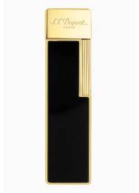 S.T. DUPONT TWIGGY - ZWART LACQUER GOUD JETFLAME twiggy_black_gold