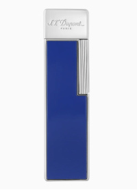 S.T. DUPONT TWIGGY - BLAUW LACQUER CHROME JETFLAME twiggy_blue_chroom