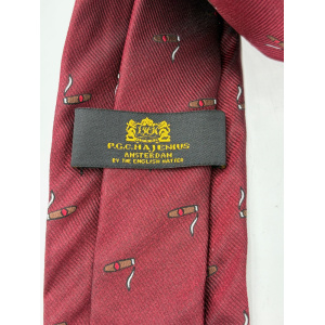 hajenius_stropdas_200_jaar_bordeaux_rood_sigaren_4