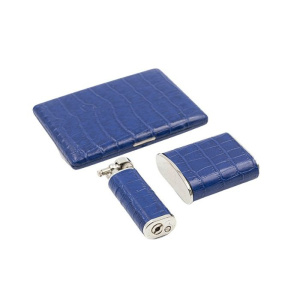 pearl_etui_aansteker_asbak_kroko_blauw